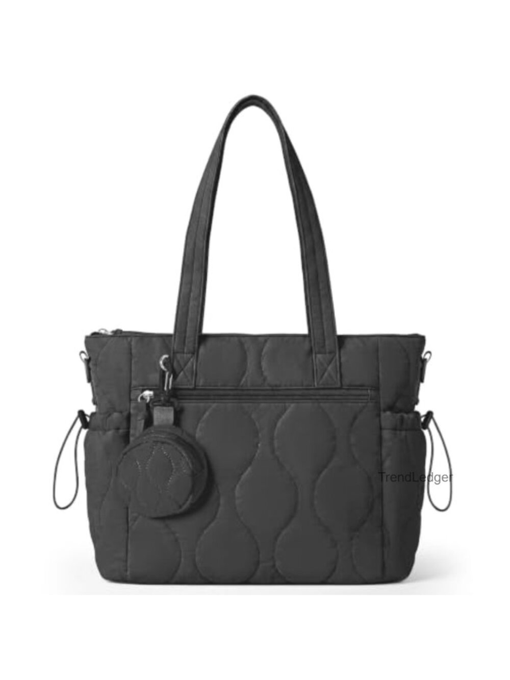 Quilted Puffer Tote Bag for Women Work Travel Gym